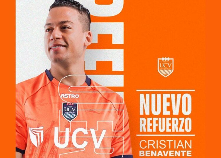 Cristian Benavente. Foto: Twitter @clubucv