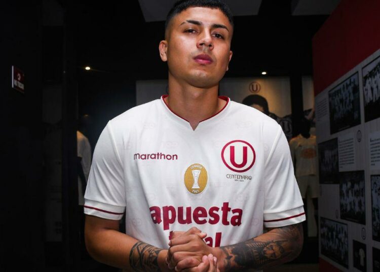 Concha cuenta las horas para debutar oficialmente con camiseta de Universitario de Deportes. Foto: Twitter @Universitario