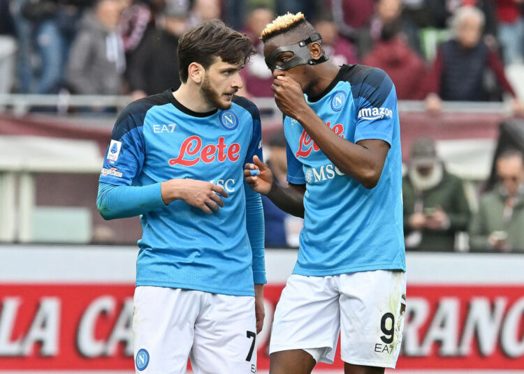 Napoli play down Osimhen-Kvaratskhelia row