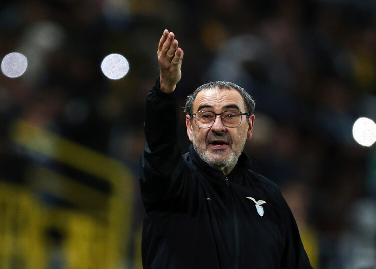 Sarri urges Lazio to 'forget' Supercoppa debacle