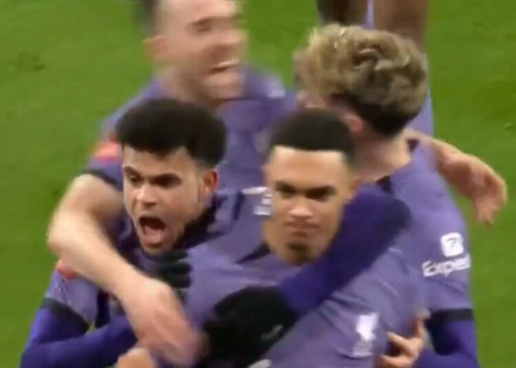 Video: Luis Díaz y el golazo del Liverpool ante el Arsenal por la FA Cup