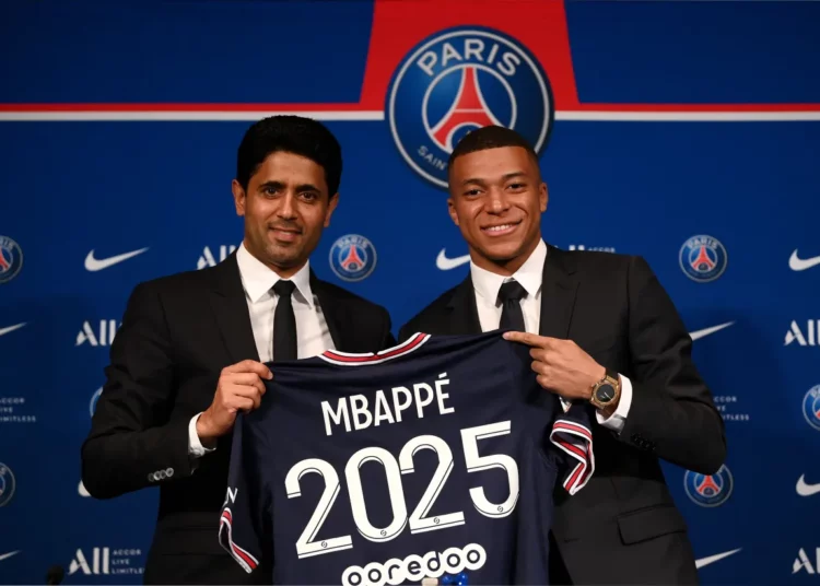 ‘It’s the best club for him’ – Nasser Al-Khelaifi calls for Kylian Mbappé to stay at PSG