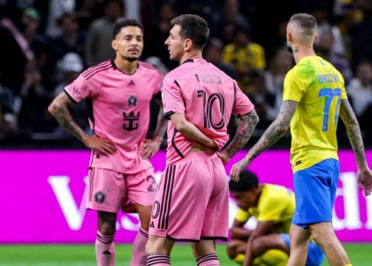 Al Nassr apabulló 6-0 al Inter Miami en partido amistoso: Messi jugó los últimos minutos