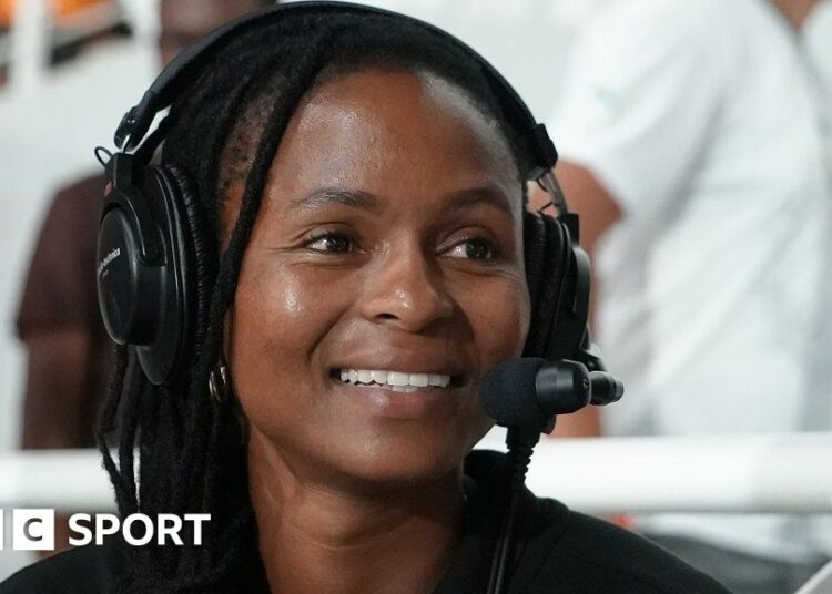 Amanda Dlamini: ex jugadora sudafricana en un innovador papel como comentarista de Afcon en Costa de Marfil