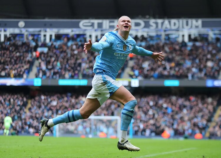 Haaland lleva al Manchester City a superar al Everton y lo envía a la cima de la Premier League