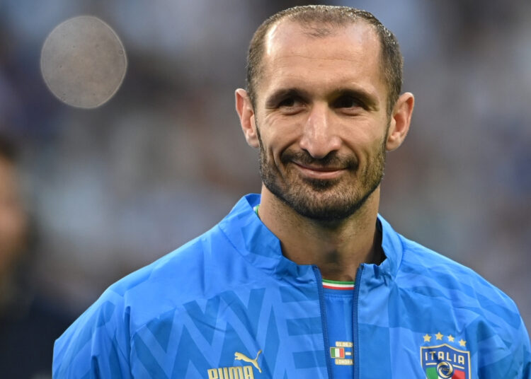 IFAB anunciará 'Tarjetas azules' usando a Chiellini como ejemplo