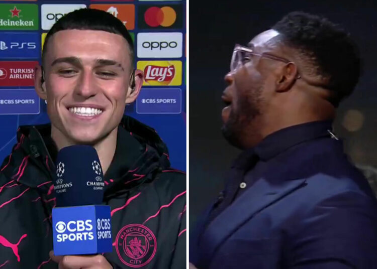 Phil Foden trollea brutalmente a Micah Richards en vivo por televisión durante viajes de barbero por £ 600 a la semana y revela cuánto cuesta su corte