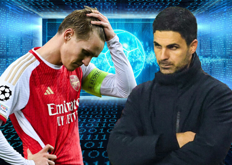 Una supercomputadora revela las posibilidades del Arsenal de ganar la Liga de Campeones después de la derrota desdentada del Porto sin disparar a puerta