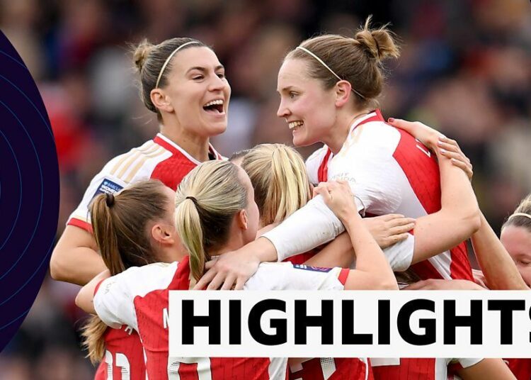 WSL: Arsenal 3-1 Man Utd - destacados