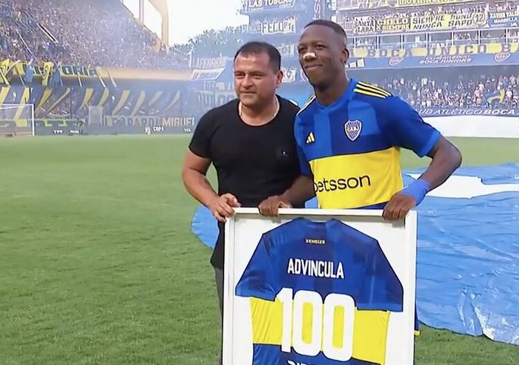 ¡La Bombonera a sus pies! Gran homenaje a Luis Advíncula por 100 partidos con Boca Juniors