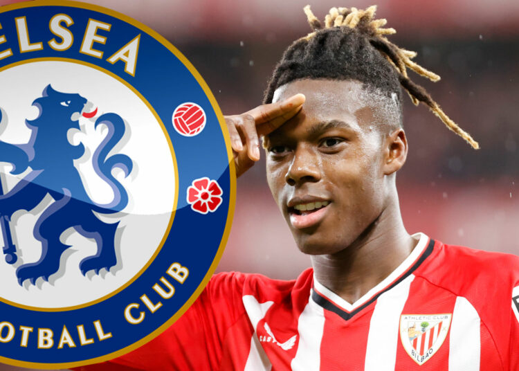 Chelsea sigue a Nico Williams mientras busca vencer al Arsenal por £ 43 millones como extremo del Athletic de Bilbao