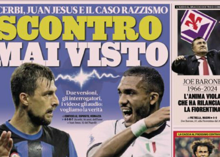 Documentos de hoy – La verdad de Acerbi y la Fiorentina lloran a Barone