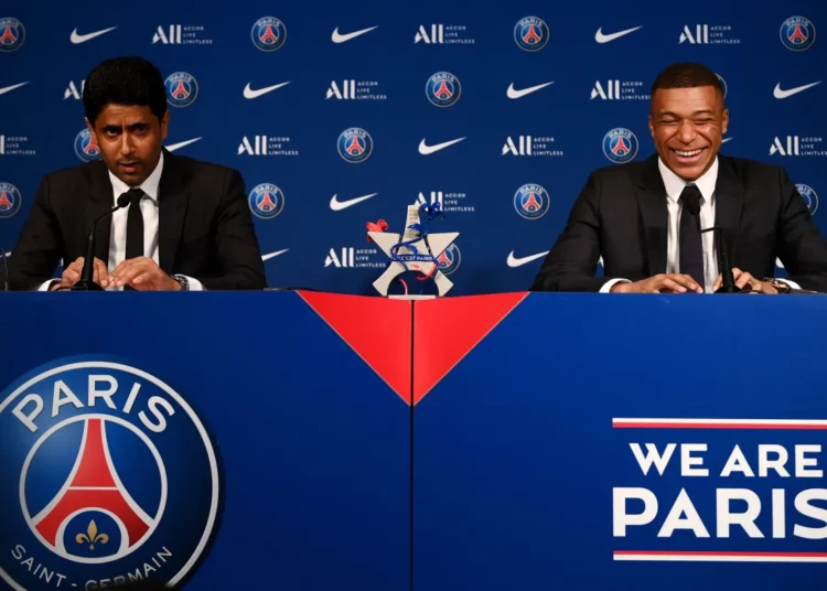 'El mejor jugador del mundo' Nasser Al-Khelaifi efusivo en sus elogios a Kylian Mbappé