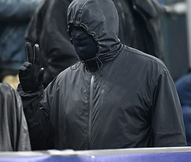 Kanye West fue visto en San Siro durante el partido de ida entre el Inter y el Atlético de Madrid.