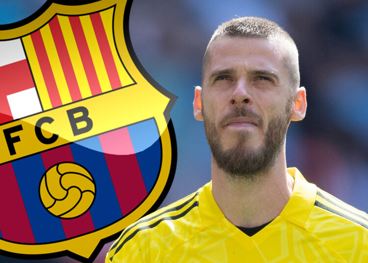 La ex estrella del Manchester United David de Gea 'objetivo de una impactante transferencia gratuita al Barcelona' después de ocho meses desempleado