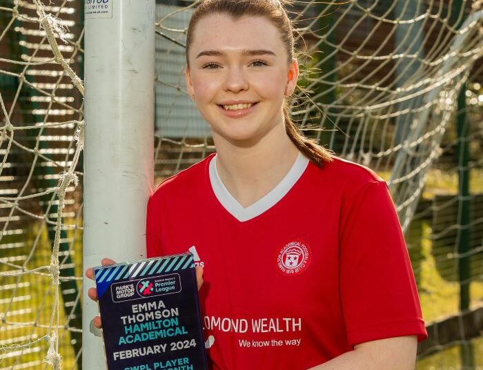 SWPL Player of the Month, Emma Thompson