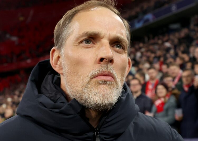 Thomas Tuchel se rompe el dedo del pie en un extraño incidente en el vestuario mientras intentaba motivar a las estrellas del Bayern antes de la victoria de la Lazio