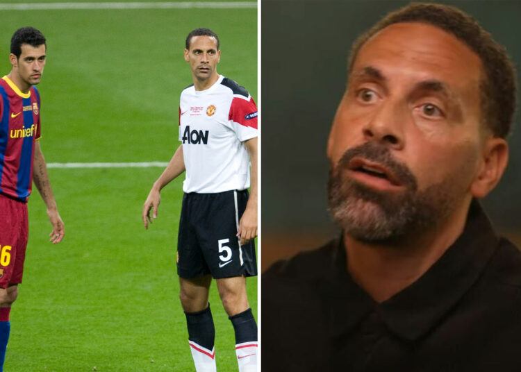 'Nunca me había sentido tan avergonzado': Rio Ferdinand revela la salvaje burla de Sergio Busquets durante la victoria sobre Man Utd