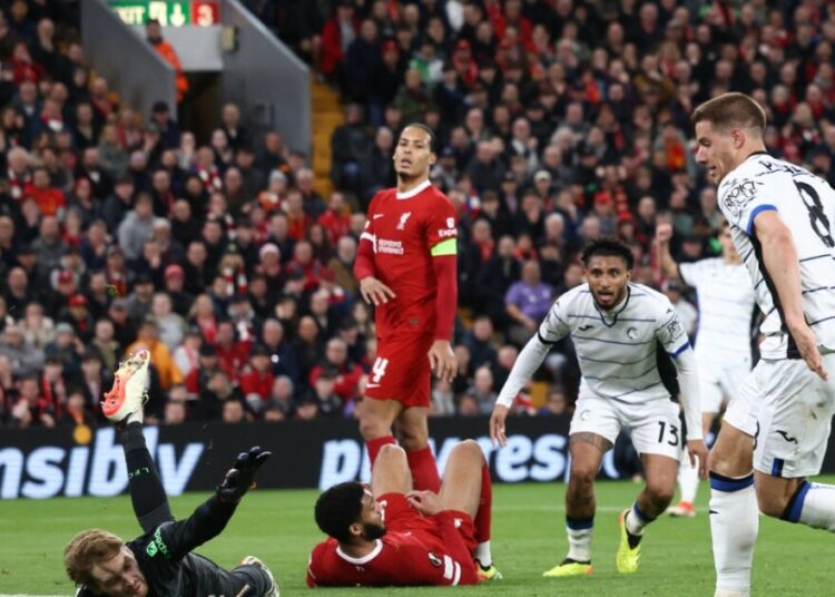 Dura derrota como local para el Liverpool que parece despedirse de la Europa League