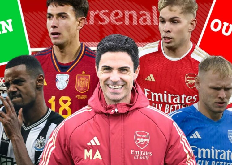 El Arsenal puso la mira en un delantero de talla mundial con ocho jugadores en la lista de transferencias preseleccionadas... "pero cuatro estrellas podrían irse"