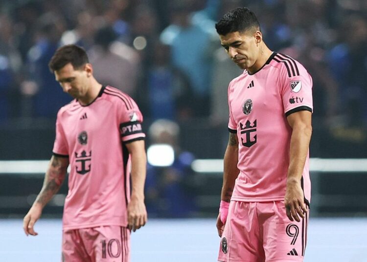 Inter Miami, propiedad de Suárez y Messi, es eliminado en la Liga de Campeones de la Concacaf por Monterrey