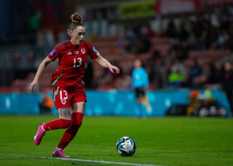 UEFA Womens European Championship Qualifier between Wales and Croatia at Stok Cae Ras Stadium