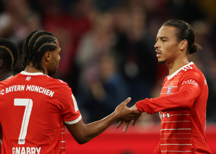 Leroy Sané y Serge Gnabry son dudas para el Bayern-Real Madrid