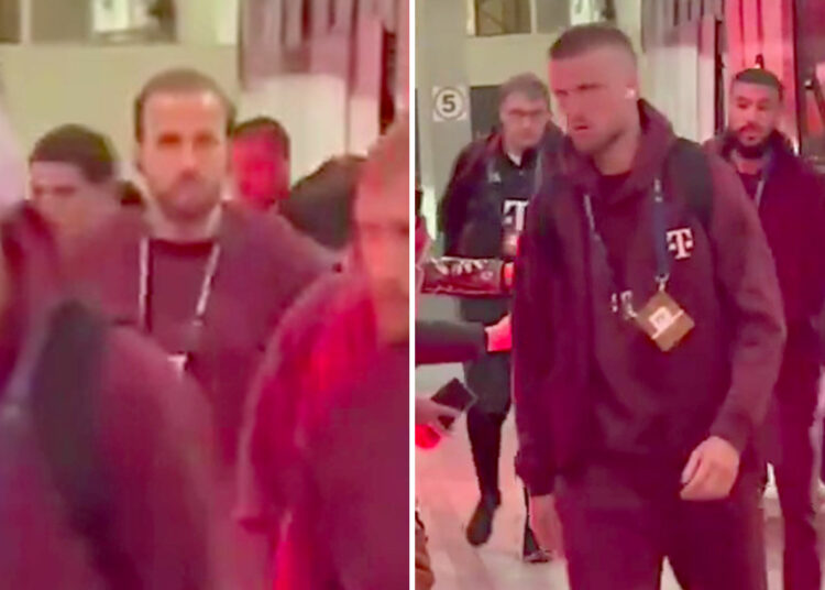 Los fanáticos del Arsenal trollearon por la 'hostilidad aterradora' cuando emerge un video de Harry Kane y Eric Dier llegando a Emirates