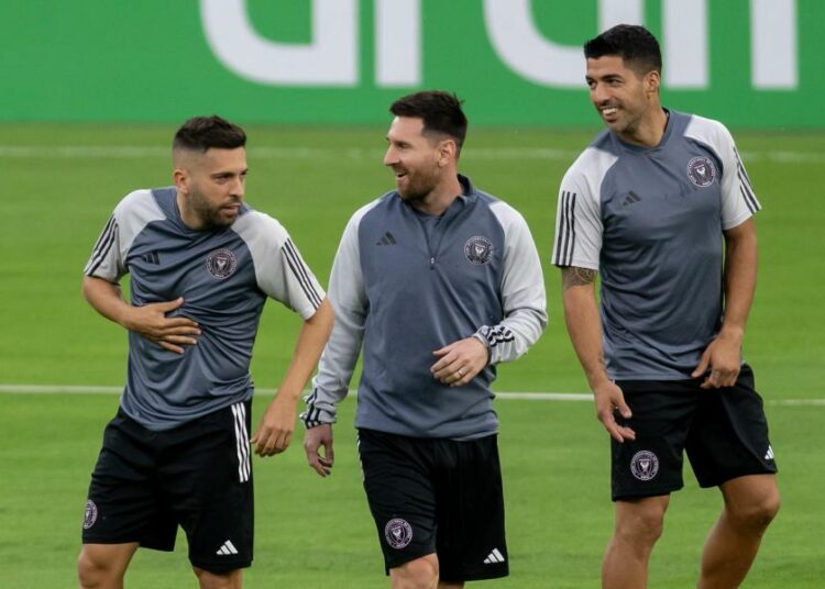 Messi y el Inter preparan el duelo ante Rayados en Monterrey