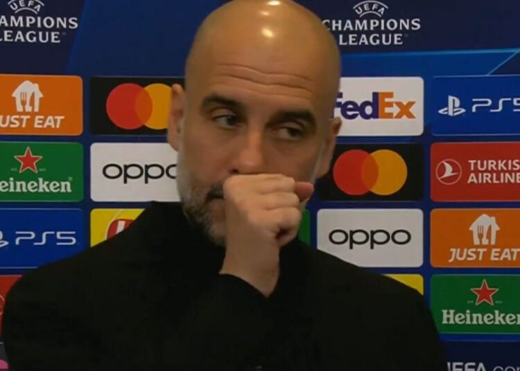 Mira la incómoda entrevista de Pep Guardiola en 'VOMIT' con el reportero de TNT Sports antes del choque del Manchester City contra el Real Madrid