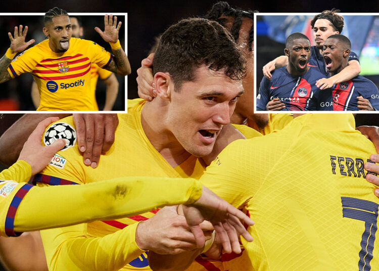 PSG 2 Barcelona 3: la ex estrella del Chelsea Andreas Christensen anota un dramático gol tras el doblete de Raphinha