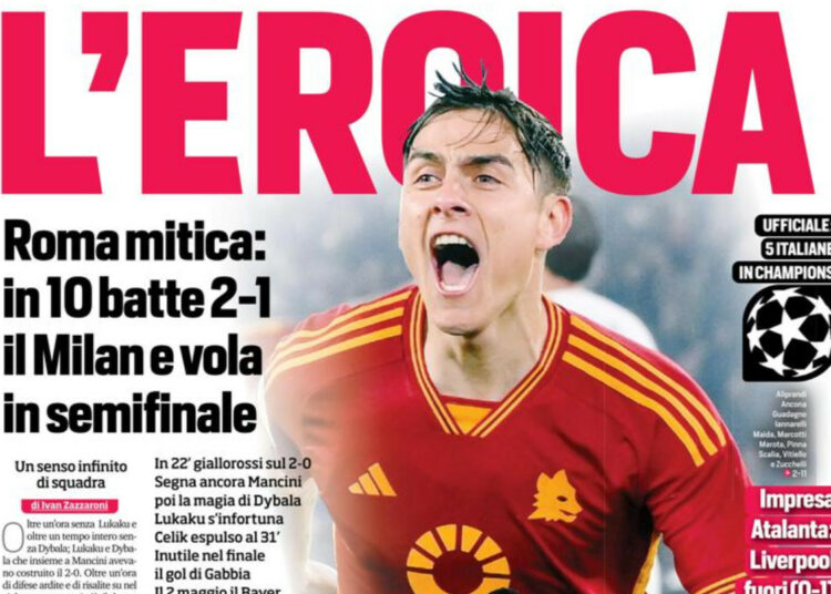 Periódicos de hoy: Roma heroica, Milán en el infierno, golpe de Gasperini