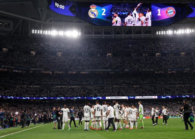 El Real Madrid 'superó' a Taylor Swift antes de la final de la Liga de Campeones: la proyección seguirá adelante