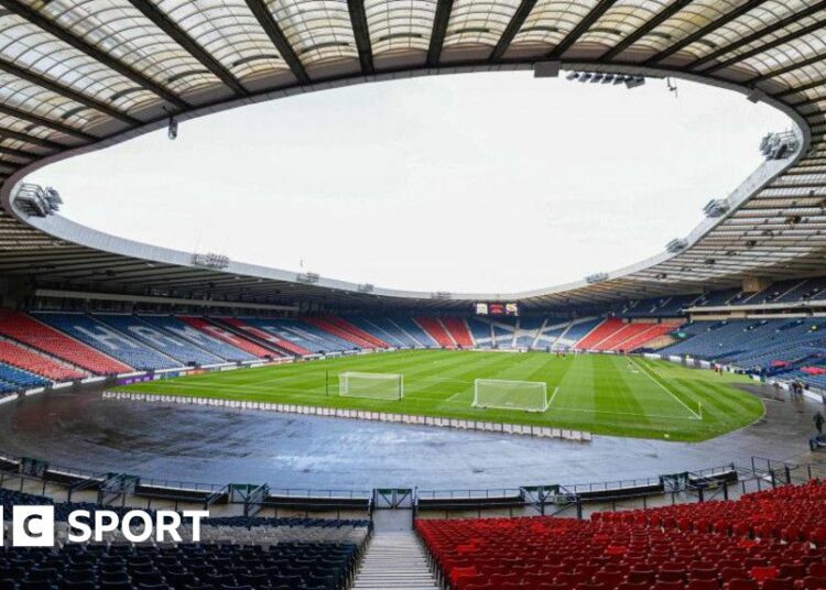 A general view of Hampden Park