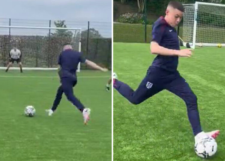 Los fanáticos exigen que Kai, el hijo de Wayne Rooney, de 14 años, sea 'ascendido al primer equipo inmediatamente' después del último increíble video de TikTok