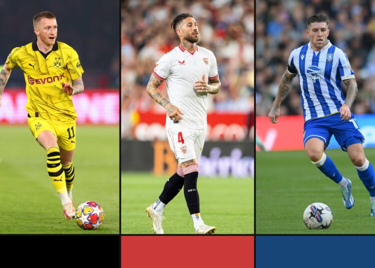 Nacho, Sergio Ramos, Marco Reus y más: los agentes libres de Europa que podrían aterrizar en la MLS