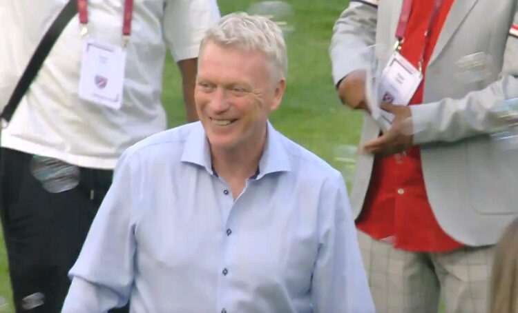 Vídeo: David Moyes recibe una fabulosa despedida de los aficionados del West Ham