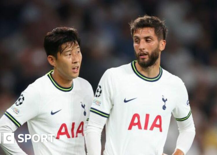 Rodrigo Bentancur and Son Heung-min