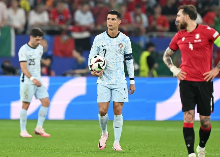 Georgia sorprende a la Portugal de Cristiano Ronaldo y le gana 2-0 en la Eurocopa