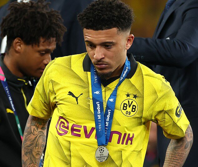 Jadon Sancho regresará al Manchester United una vez finalizada su cesión en el Borussia Dortmund