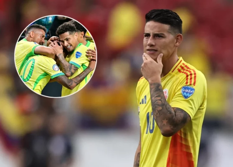 James Rodríguez tiene en alerta a la selección de Brasil: ''Puede desequilibrar el partido''