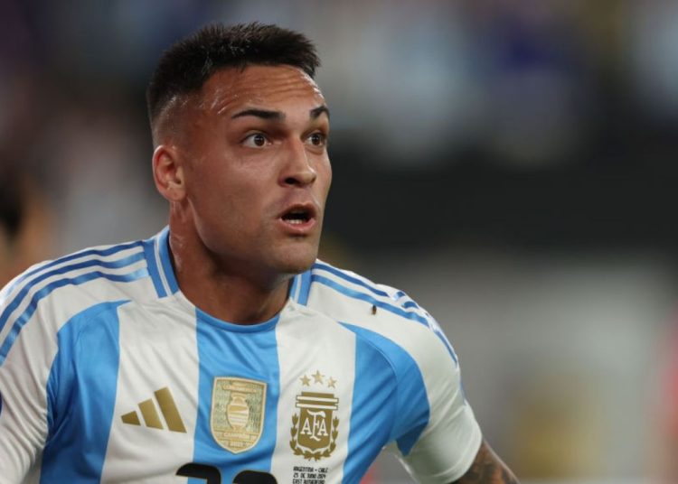 Lautaro celebra el momento de Argentina