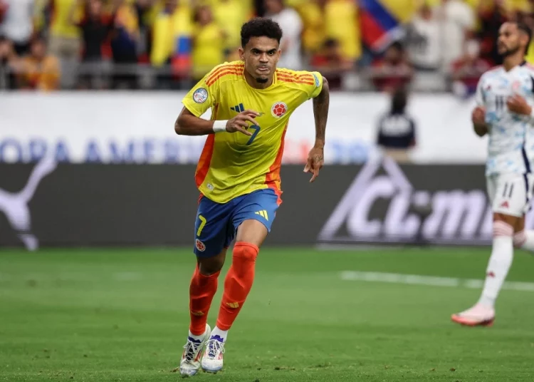 Luis Díaz anotó su primer gol con Colombia en la Copa américa