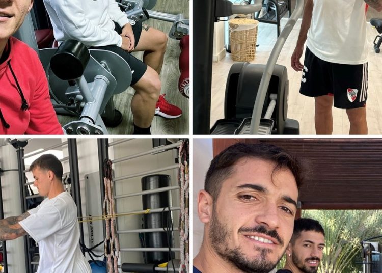 Sin descanso: los jugadores de River que se entrenan en la última semana de vacaciones :: Olé