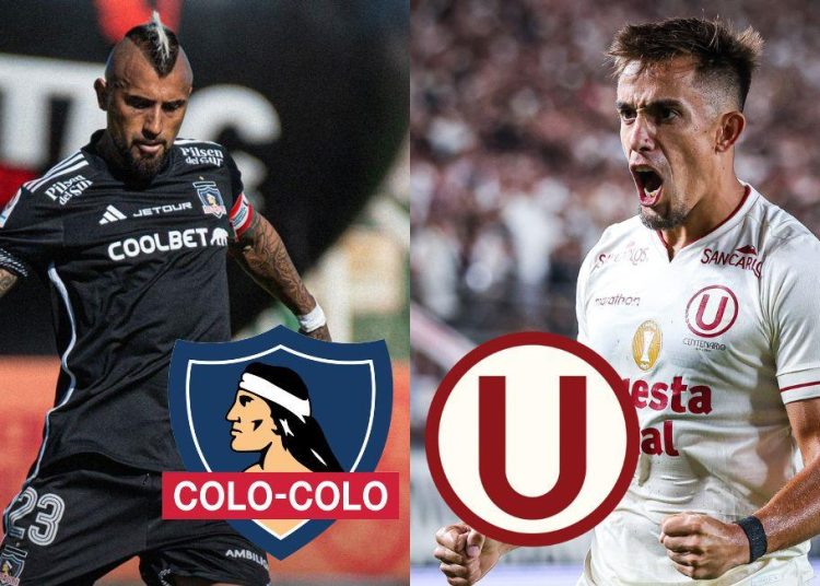 Colo Colo vs Universitario por amistoso internacional. Foto: Twitter @Colo Colo / @Universitario