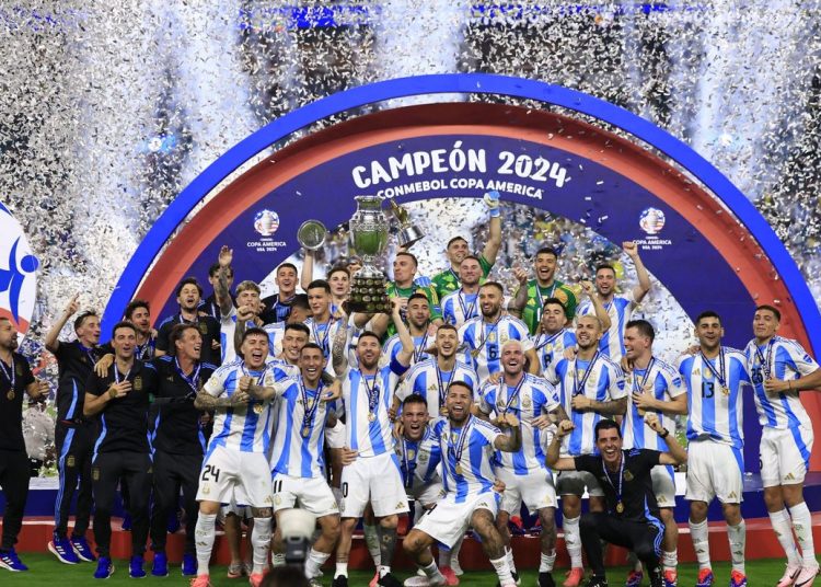 Argentina gana la Copa América y es la única con cuatro títulos consecutivos