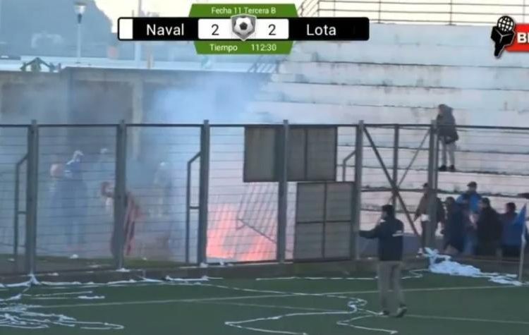 Batalla campal, dos apuñalados y sin ambulancia: el polémico clásico entre Naval vs Lota Schwager - Te Caché!