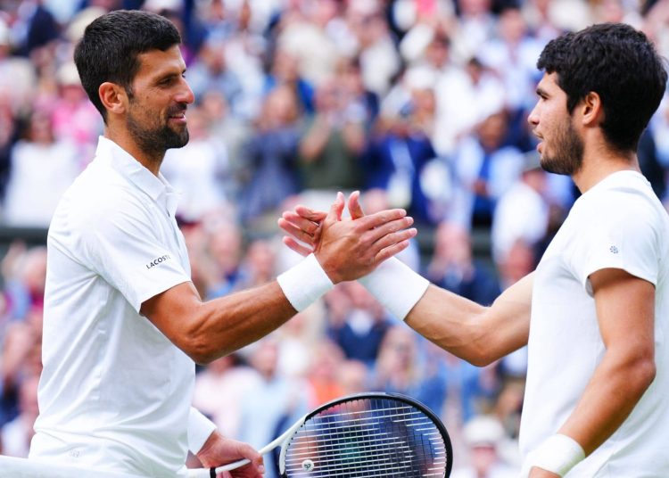 Carlos Alcaraz contra Novak Djokovic