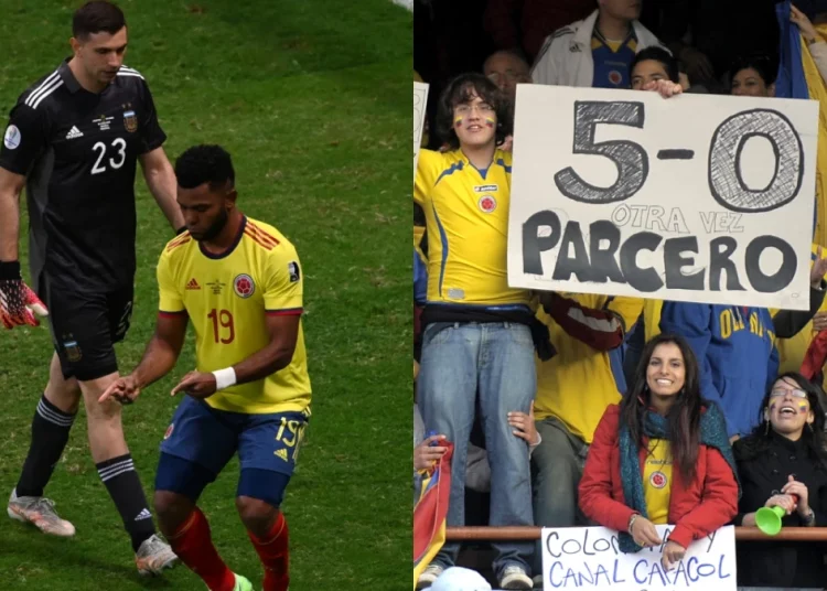 Colombia vs. Argentina: del 5-0 en el Monumental al "mirá que te como" del Dibu Martínez