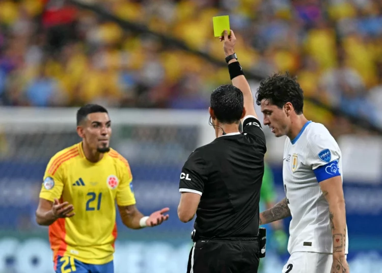 Daniel Muñoz: video de la tarjeta roja con Colombia ante Uruguay en la semifinal de la Copa américa